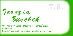 terezia buschek business card
